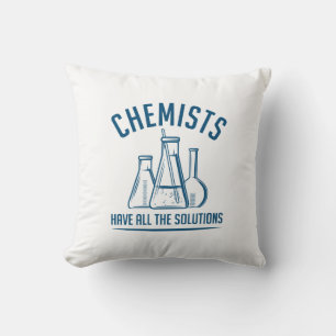 Chemiker haben alle Lösungen Kissen