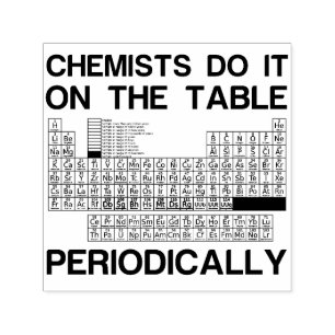 Chemiker machen es periodisch witzig permastempel