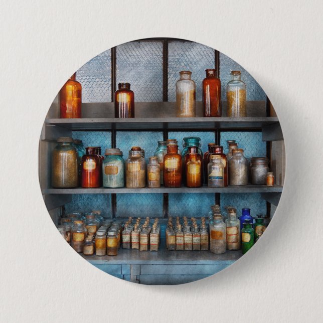 Chemiker - mein erstes Chemie-Set Button (Vorderseite)