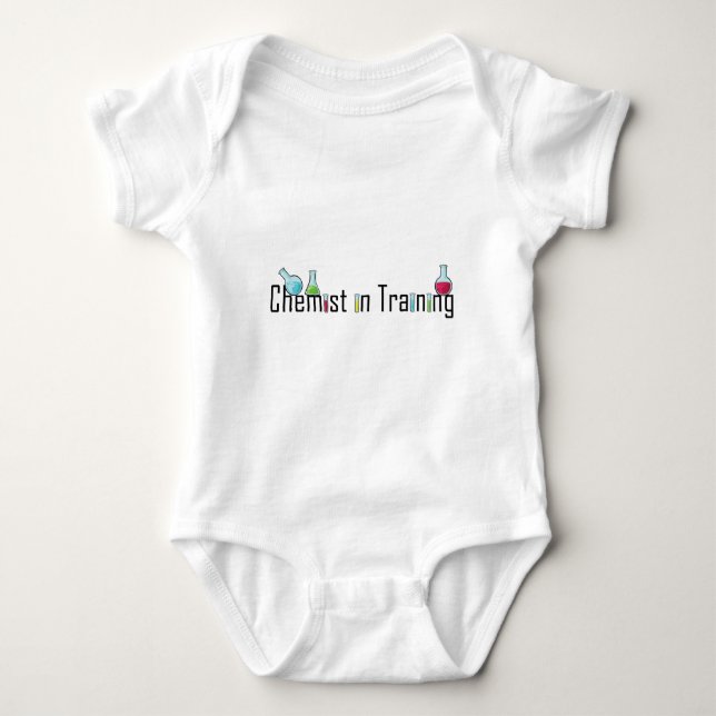 Chemikerstudenten-Chemiekind Baby Strampler (Vorderseite)