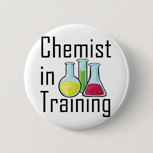 Chemikerstudenten-Chemiekind Button