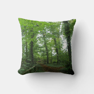 Chemin à travers le Coussin de la forêt verte