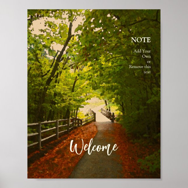 CHEMIN DE LA FORÊT Automne 07 - Affiche (Devant)