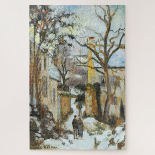 Chemin De L'Hermitage, Pontoise, unter dem Schnee