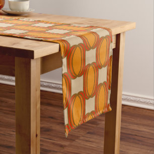 Chemin De Table Court 60s les années 70 mod vintage table runner