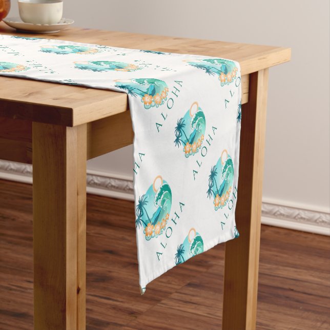 Chemin De Table Court Aloha Tropical (In Situ)