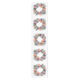 Chemin De Table Court Aquarelle Protea courre Couleur de table
