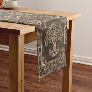 Chemin De Table Court Arbre de vie - Yggdrasil sur Motif celte