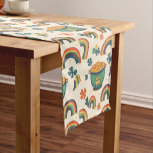 Chemin De Table Court Arcs-en-ciel chanceux