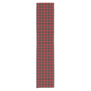 Chemin De Table Court Arrière - plan rouge de plaid