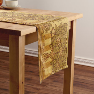 Chemin De Table Court Artiste ou Mission Style Hedgerow Frieze