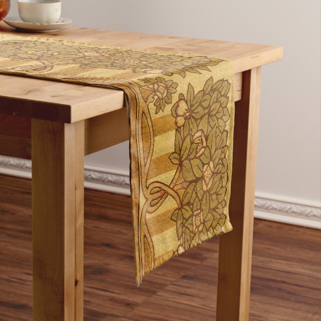 Chemin De Table Court Artiste ou Mission Style Hedgerow Frieze (In Situ)