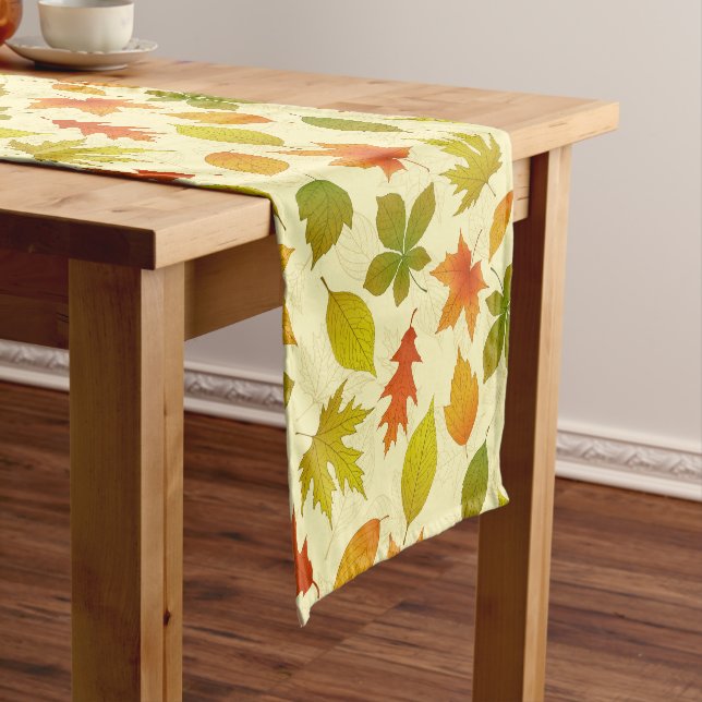 Chemin De Table Court Automne laisse court coureur de table (In Situ)
