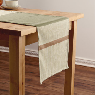 Chemin De Table Court Bandes neutres modernes