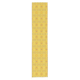 Chemin De Table Court Bête Bleue Couchant Jaune