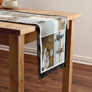 Chemin De Table Court Bordure noire 16 Photos Faites votre propre collag