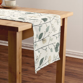 Chemin De Table Court Branches de Serenity Scandinavian Table Runner