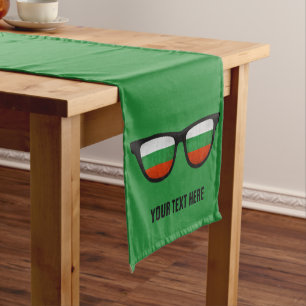 Chemin De Table Court Bulgares Shades coureurs de table personnalisée