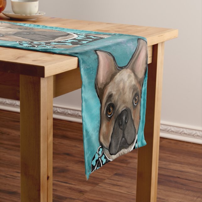 CHEMIN DE TABLE COURT BULLDOG FRANÇAIS (In Situ)