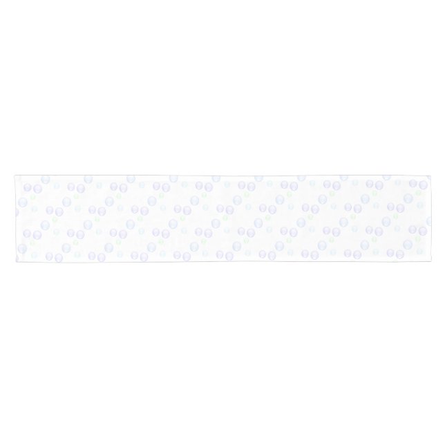 Chemin De Table Court Bulles de savon (Horizontal)