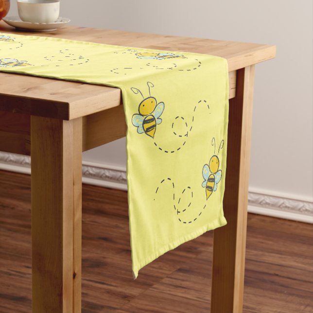 Chemin De Table Court Busy Bee (In Situ)