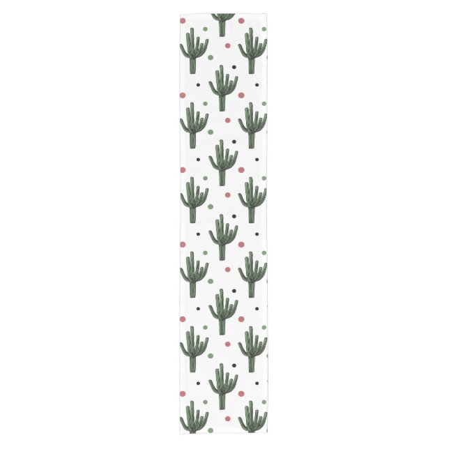 Chemin De Table Court Cactus (Devant)