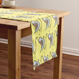 Chemin De Table Court Caricature de caille californienne joli