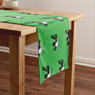 Chemin De Table Court Caricature de Willie Wagtail australienne personna