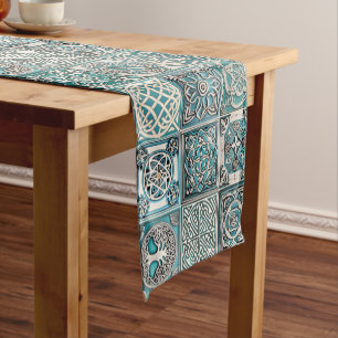 Chemin De Table Court Carreaux celtes irlandais