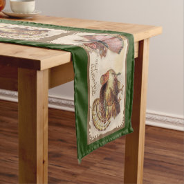 Chemin De Table Court Charmant Thanksgiving Turquie Pilgrim Girl Festim
