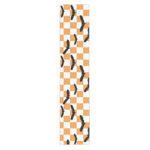 Chemin De Table Court Chauffage Éffrayant Halloween moderne Orange