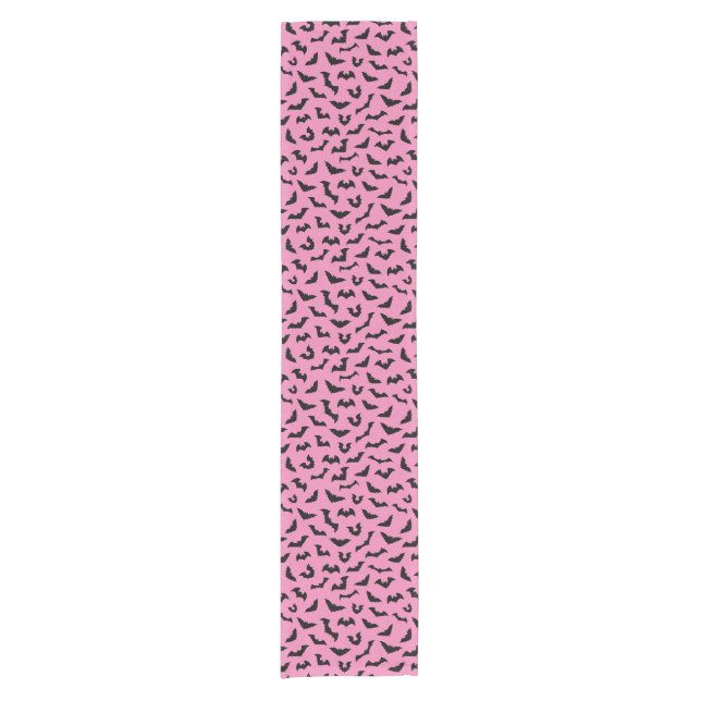 Chemin De Table Court Chauve-souris rose pastel (Devant)