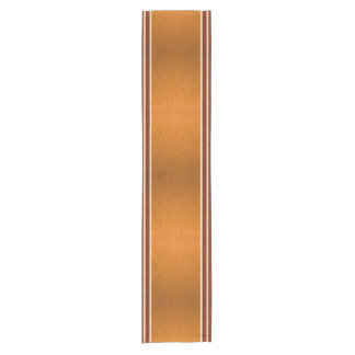 Chemin De Table Court Citrouille & Rouille Art de ligne en cuir de serpe