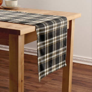 Chemin De Table Court Clan MacGuinness Tartan Motif Irish Plaid