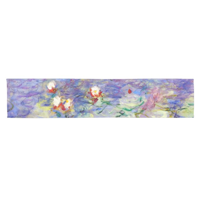 Chemin De Table Court Claude Monet - Lys d'eau (Horizontal)