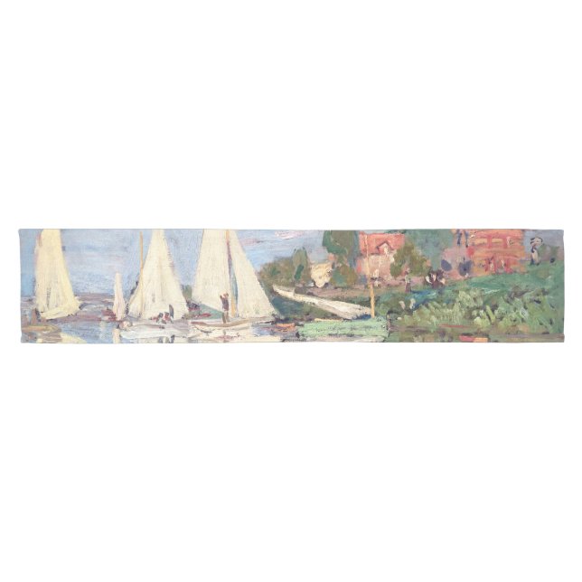 Chemin De Table Court Claude Monet - Regattas à Argenteuil (Horizontal)