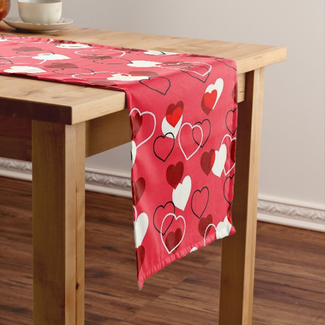 Chemin De Table Court Coeurs multiples (In Situ)