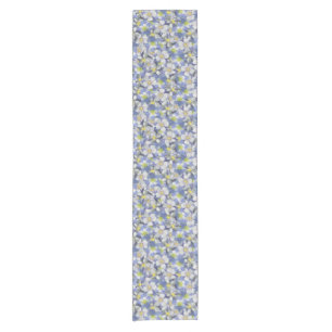 Chemin De Table Court Columbines Motif sans âme