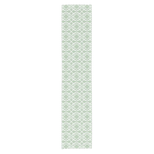 Chemin De Table Court Conception de Trellis vert cello Light (Devant)