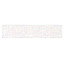 Chemin De Table Court Confettis colorés abstraits élégants