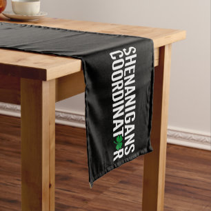 Chemin De Table Court Coordonnateur de farces de la Saint-Patrick