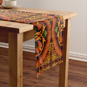 Chemin De Table Court Copie traditionnelle vintage de papier japonais