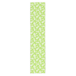 Chemin De Table Court Coureur blanc vert de table d'ananas