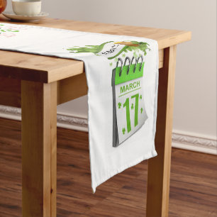 Chemin De Table Court Coureur de nappes Saint Patrick's Day