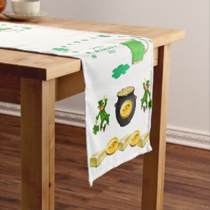 Chemin De Table Court Coureur de nappes Saint Patrick's Day