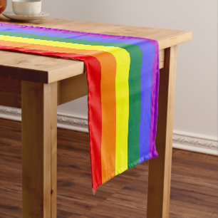 Chemin De Table Court Coureur de table arc-en-ciel