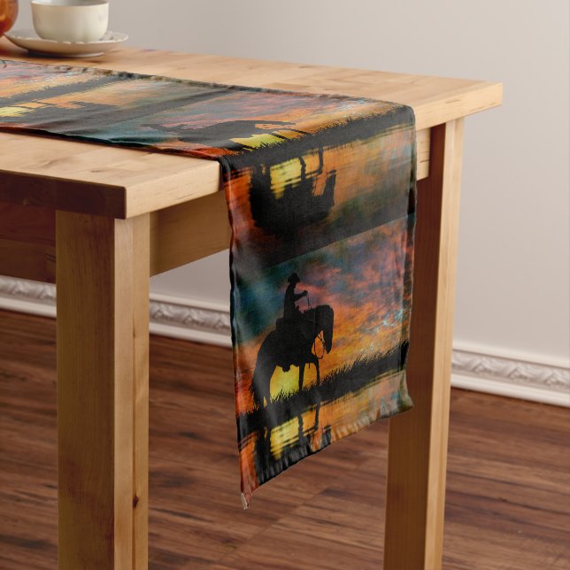 Chemin De Table Court Coureur de table Cowboy (In Situ)