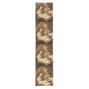 Chemin De Table Court Coureur de table d'art "de Natividad de La"