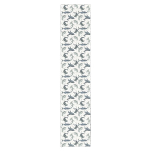 Chemin De Table Court Coureur de table de requins   Motif de requin aqua