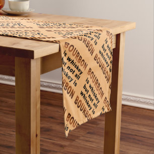 Chemin De Table Court COUREUR de TABLE - non tout le whiskey est BOURBON
